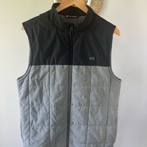 Travis Mathew Black and Gray Vest